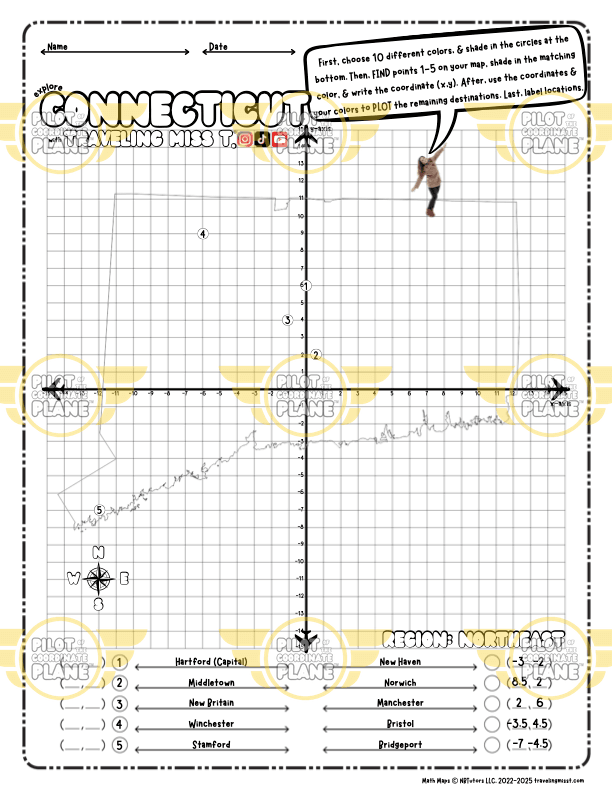 Traveling Miss T. Math Maps