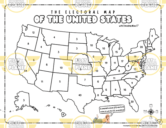 Electoral College Map Social Studies