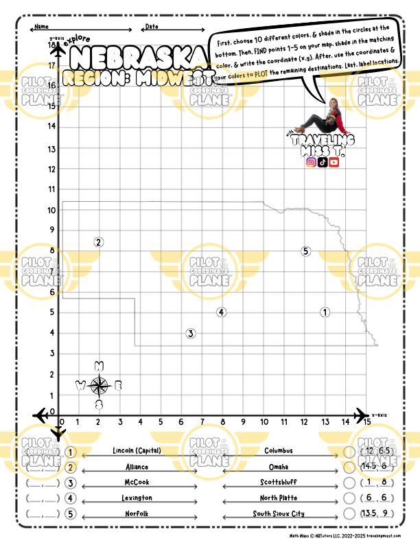 Nebraska Math Map