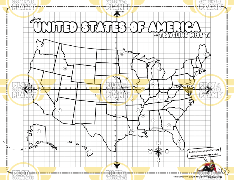 Traveling Miss T. Math Maps