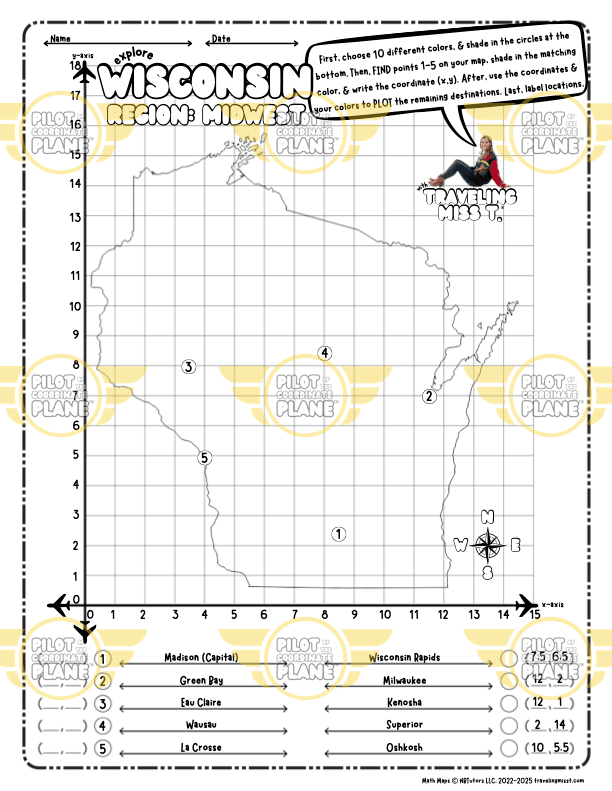 Coordinate Plane Worksheet