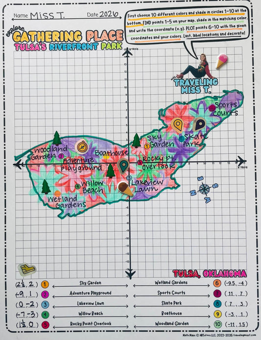 Math Meets Nature: Traveling Miss T. Teams Up with Gathering Place Tulsa