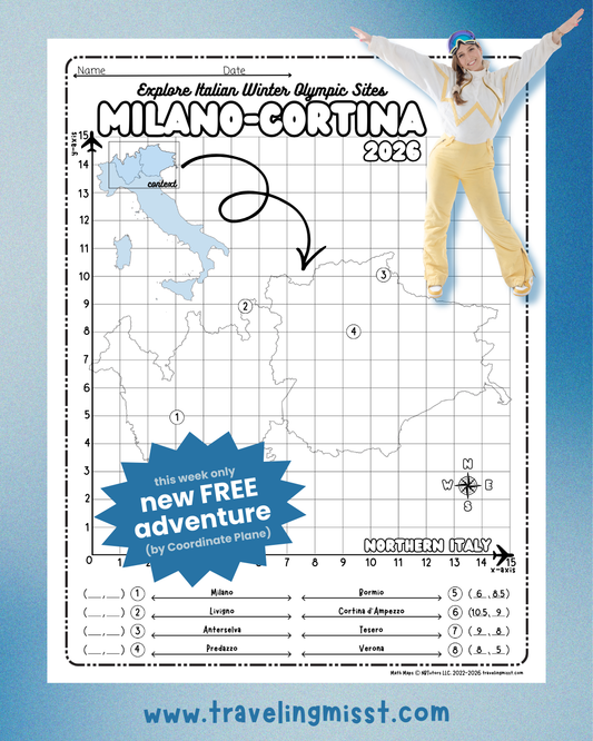 Create a Map of the Olympic Games!