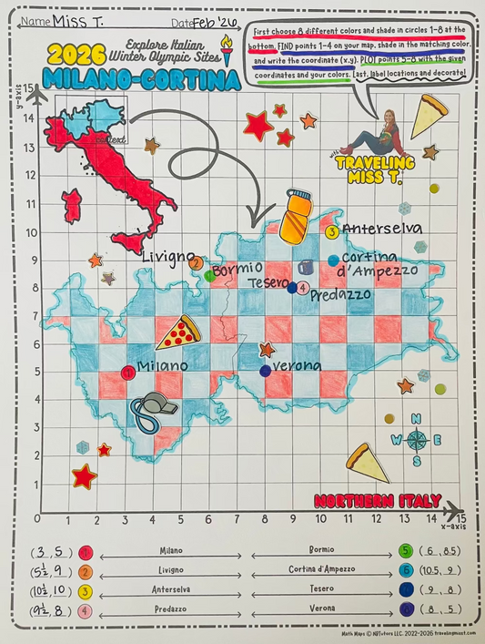 Create a Map of the Olympic Games!