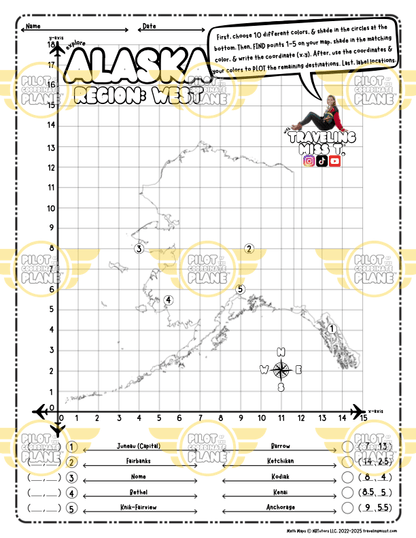 Traveling Miss T. Math Maps