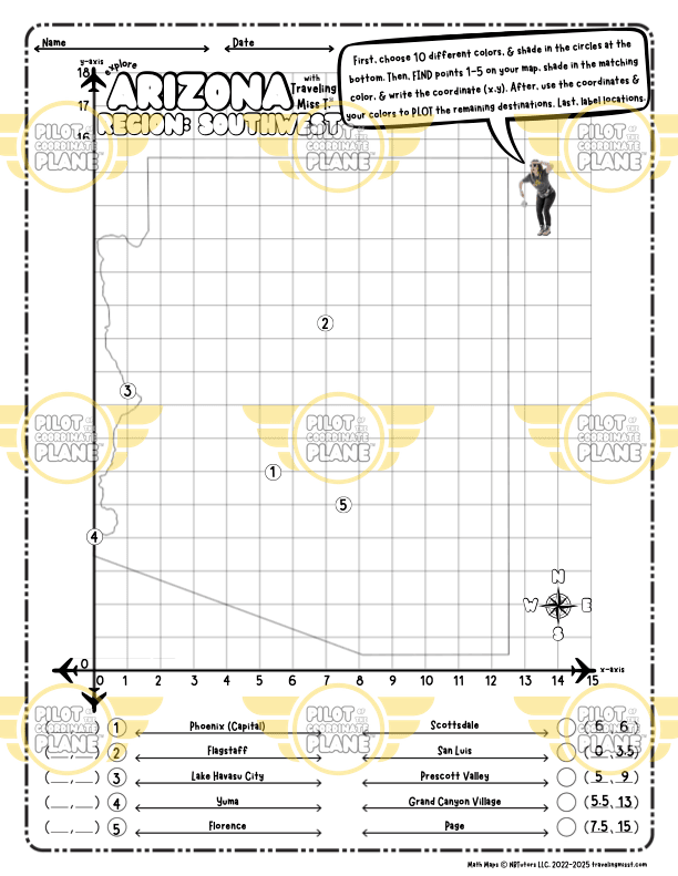 Arizona Math Map