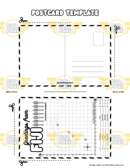 Fiji Coordinate Plane Worksheets
