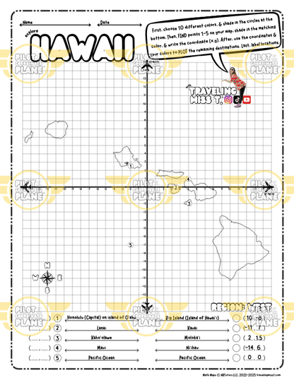 Traveling Miss T. Math Maps