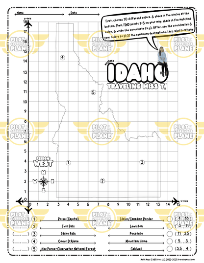 Traveling Miss T. Math Maps