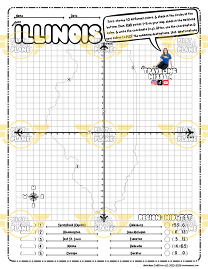 Traveling Miss T. Math Maps