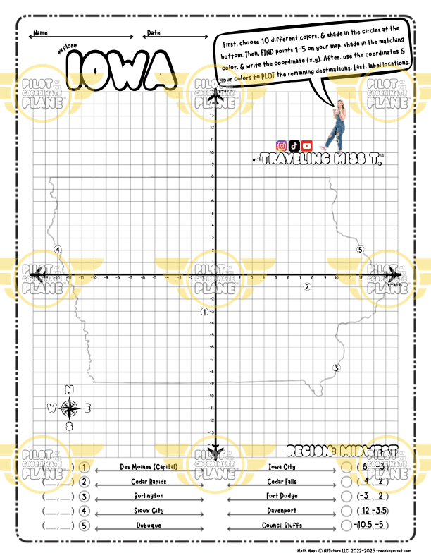 Iowa Math Map