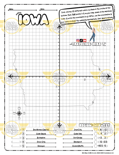 Iowa Math Map