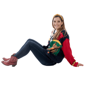 Traveling Miss T. in Trademark Sweater