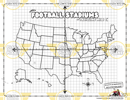 NFL Stadium Map