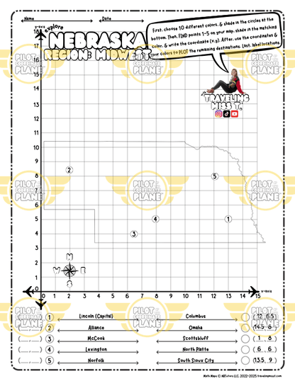 Nebraska Math Map