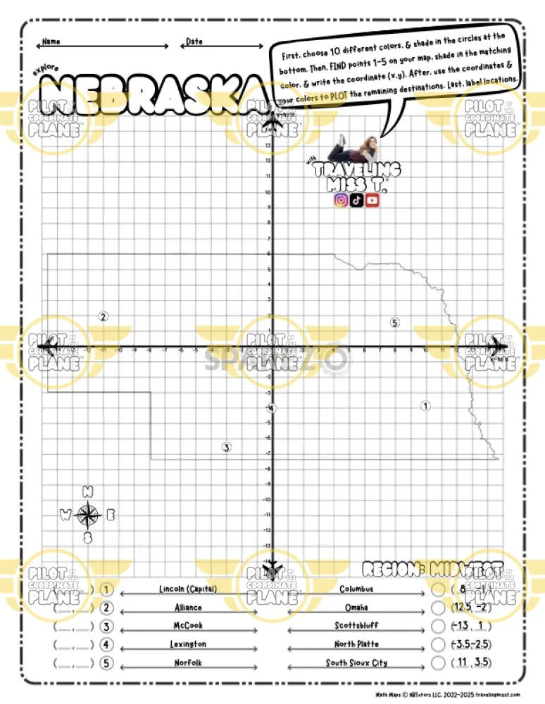 Explore Nebraska Math Maps