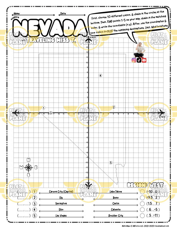 Coordinate Plane Nevada