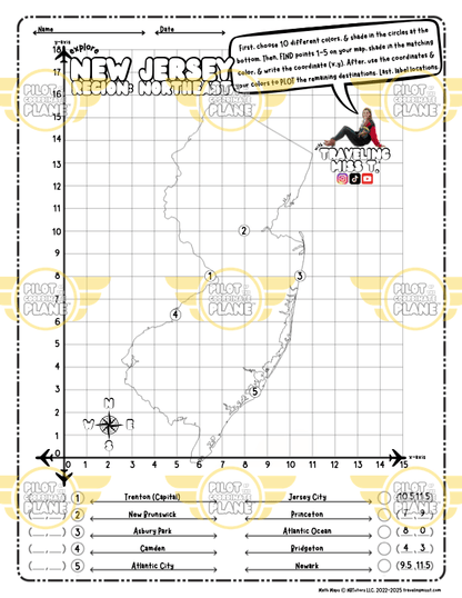 NJ Math Maps