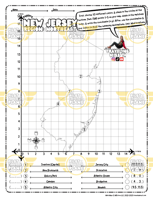NJ Math Maps