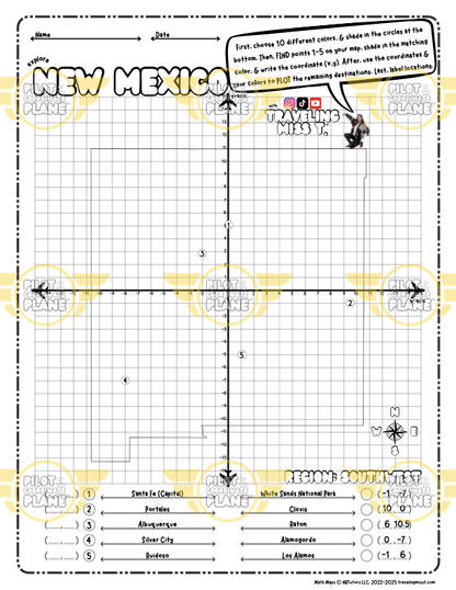 Math Maps New Mexico
