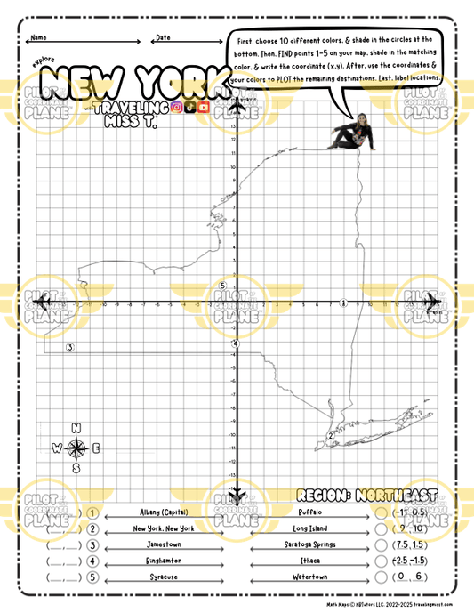New York Math Map