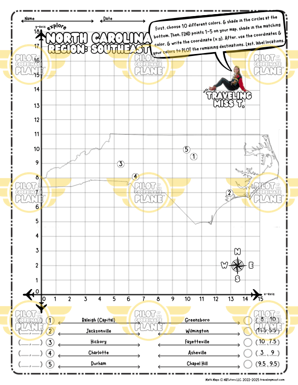 North Carolina Mapping Activity
