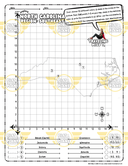 North Carolina Mapping Activity