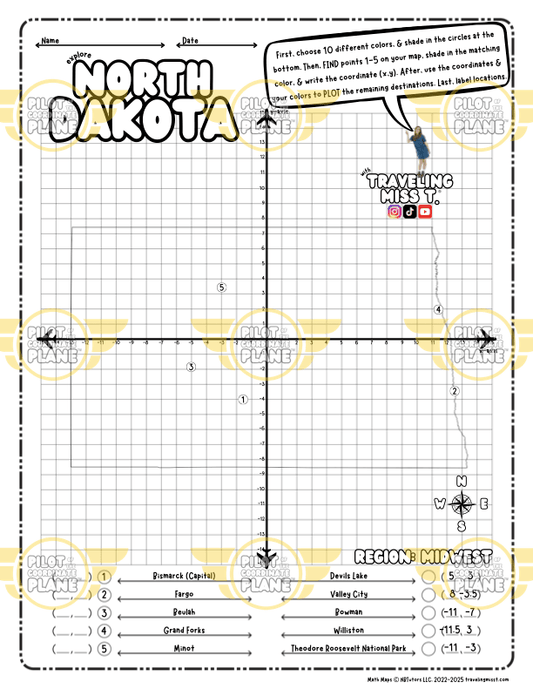 North Dakota Math Activity