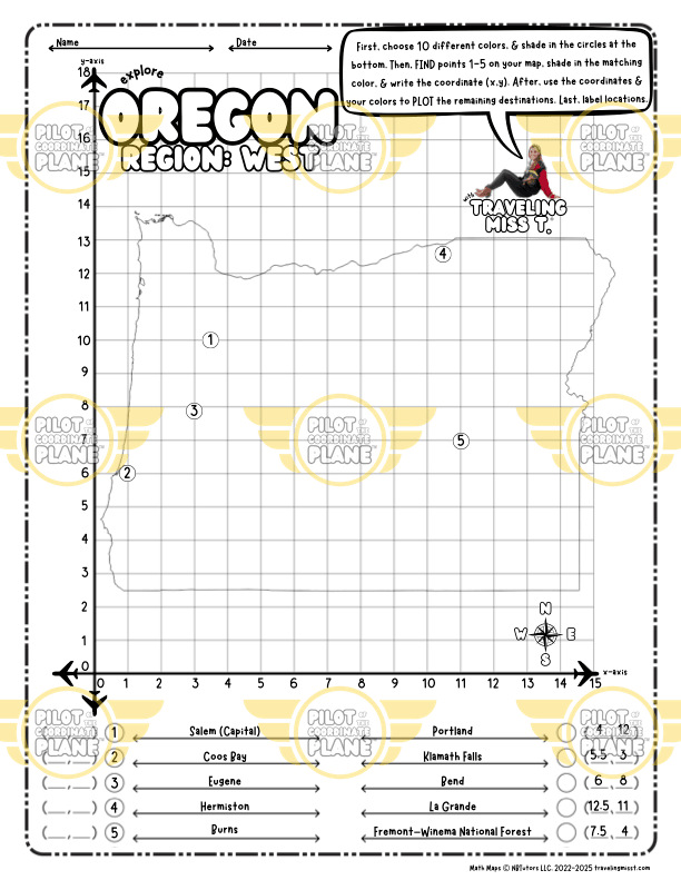 Oregon Math Map