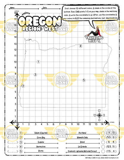 Oregon Math Map