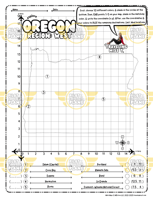 Oregon Math Map