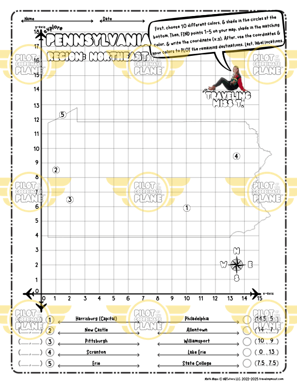 Coordinate Plane worksheets