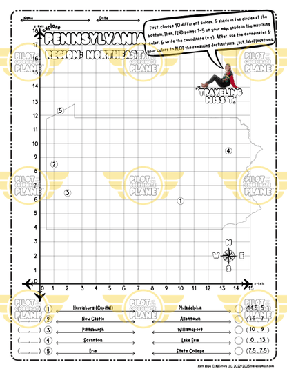 Coordinate Plane worksheets