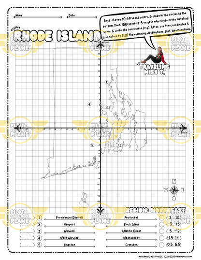 Coordinate Plane Math Maps