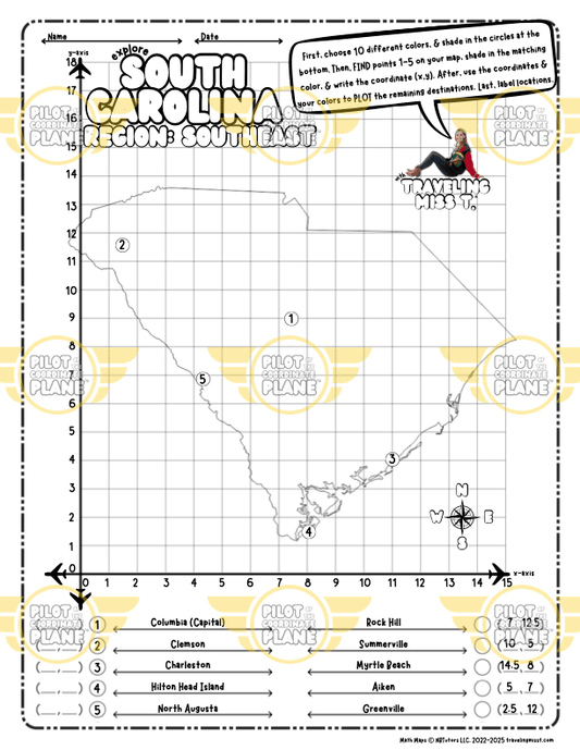 Coordinate Plane Worksheets