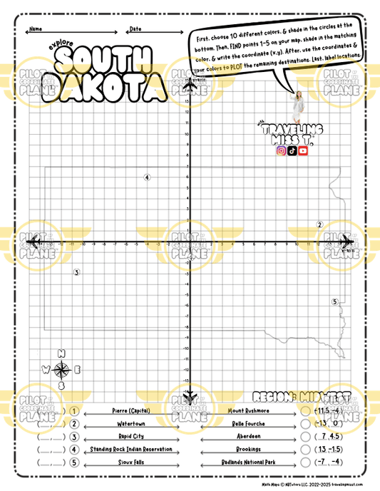 Coordinate Plane Worksheet