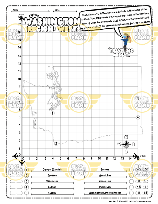 Coordinate Plane Washington
