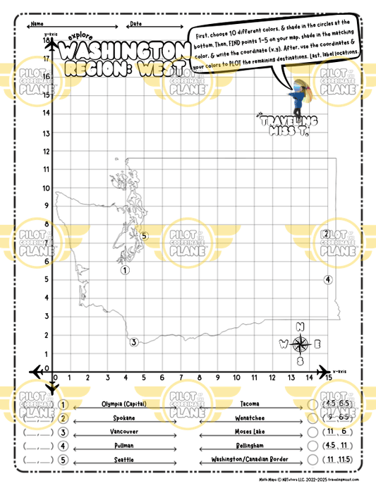 Coordinate Plane Washington