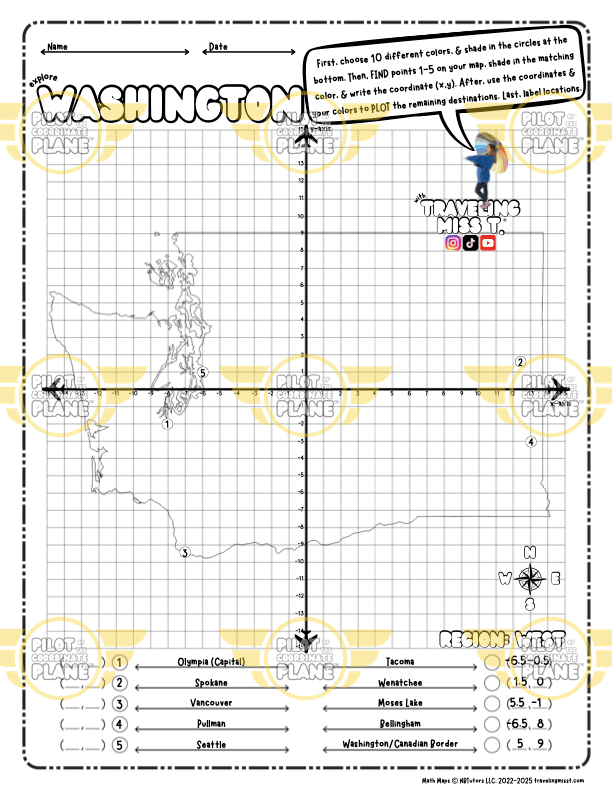 WA Math Map
