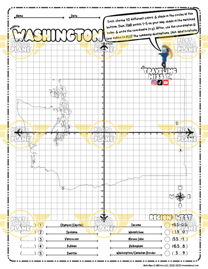 WA Math Map