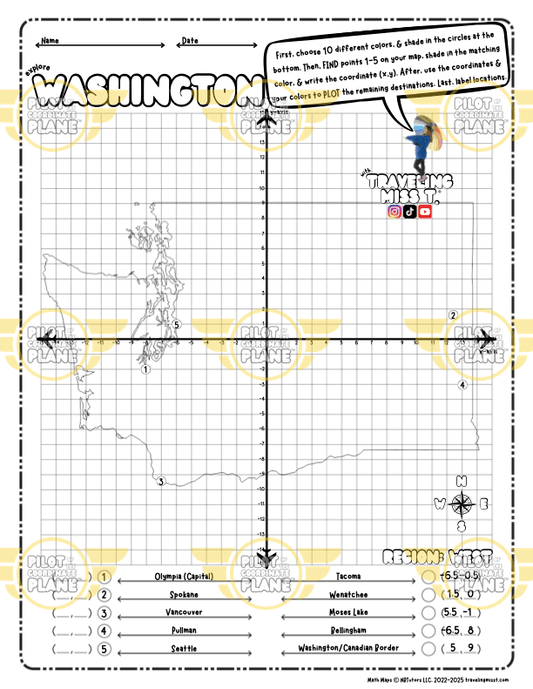 WA Math Map