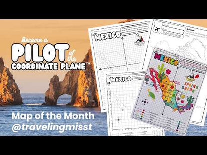 Mexico by Coordinate Plane